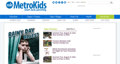 Desktop Screenshot of metrokids.com